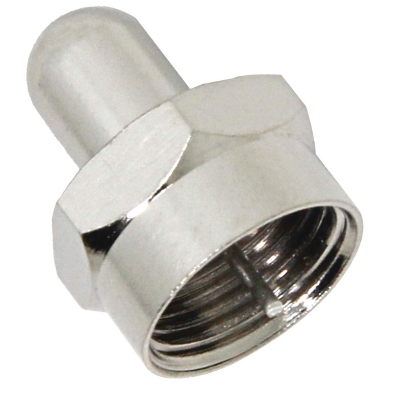 RFAdapter Coax Cap Cover, 75 Ohm Terminator, 10 Pack, Coax Terminator Caps for Ports on Splitter, AMP, Coaxial Cable, TV Antenna, Wall Plates, Booster - Image 5